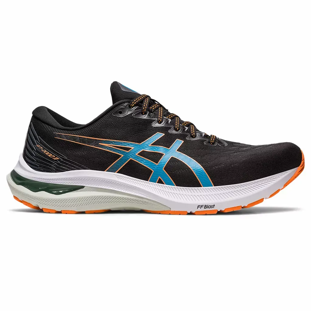 ASICS Men's GT-2000 11 BLACK/SUN PEACH